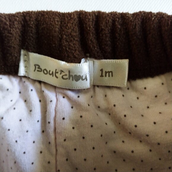 2 pc Bout'Chou Fleece Coordinated Jacket and Pant Set 1 Month - Picture 10 of 12